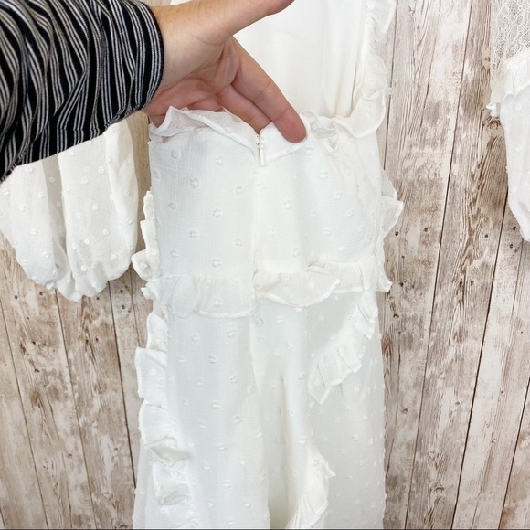 Bardot Ivory Long Sleeve‎ Cutout Ziggy Mini Dress Size XXS - Picture 13 of 16